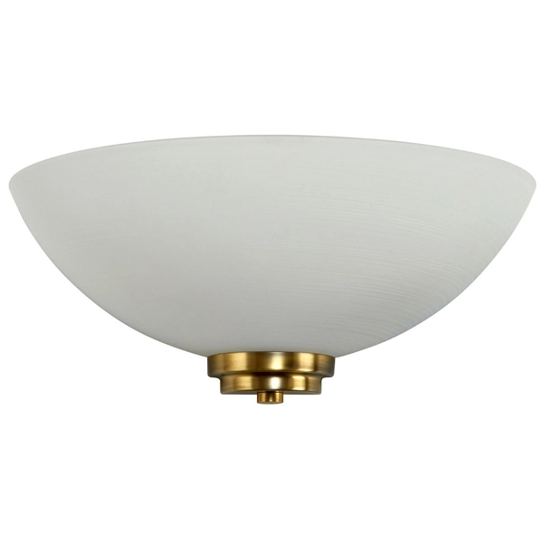 Lampa ścienna WELLES-1WBAB Endon półokrągła antyczny mosiądz