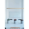 Lampa wisząca minimalistyczna BEAM ST-8960-L80 złota żelazna LED 8W 3000K nad wyspę liniowa