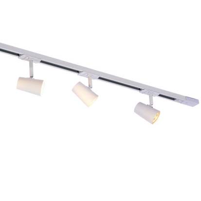 Regulowana lampa sufitowa Astley 914003 WH biały szynoprzewód z reflektorkami