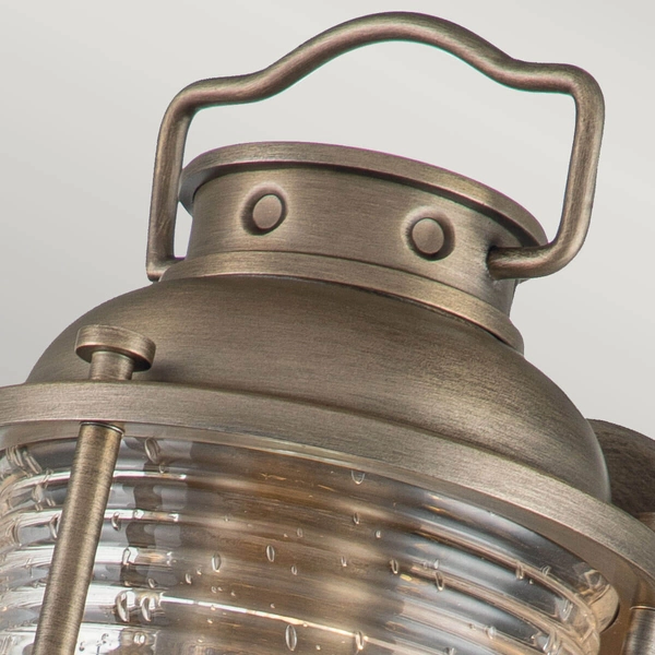 Metalowa lampa ścienna Ashland Bay KL-ASHLANDBAY2-S-BU Kichler zewnętrzna IP44 brązowa