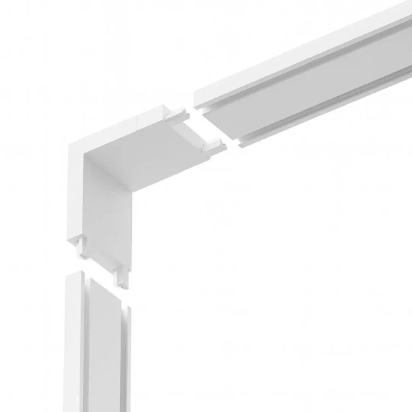 Łącznik narożny do szyn magnetycznych Slim Magnetic ML2214 biały