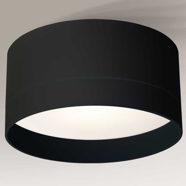 Plafon LAMPA sufitowa TOSA 7066 Shilo natynkowa OPRAWA okrągła LED 16W 3000K czarna