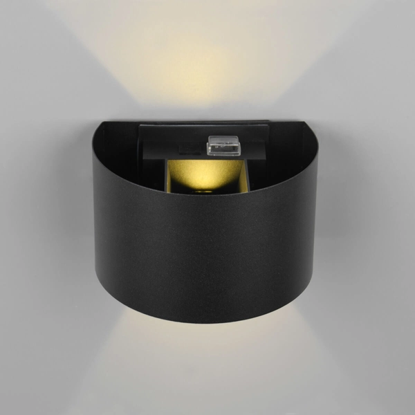 Elewacyjny kinkiet z czujnikiem Talent R27769132 LED 2W 3000K IP44 czarny
