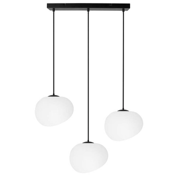 Wisząca lampa na belce Stones 33-35158 Candellux kaskada czarna biała