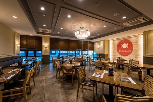 Szkiełko do projektora rzutnika logo LOGG1-RESTAURACJA znak reklamowy