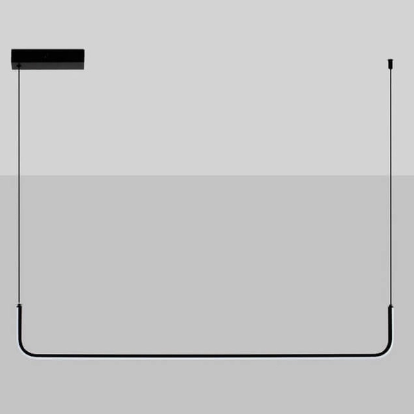 Zwisająca lampa do sypialni PIURA LE44815 LED 20W 3200K listwa czarna
