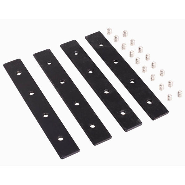 Łączenie kątownika wpuszczanego z szyną wpuszczaną Magnetic MA0013 czarne