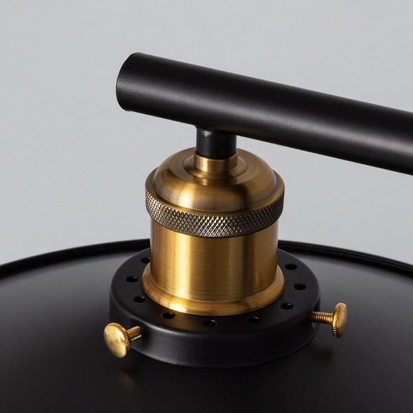 Wisząca potrójna lampa Monte ABR-LWR-3XE27 industrialna czarny złoty