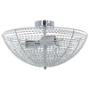 Plafon LAMPA sufitowa FORMO MX12068-3A Italux metalowa OPRAWA druciana chrom