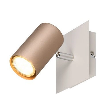 Kinkiet ścienny do salonu VANTOS DL165802400 Trio tubka brązowa