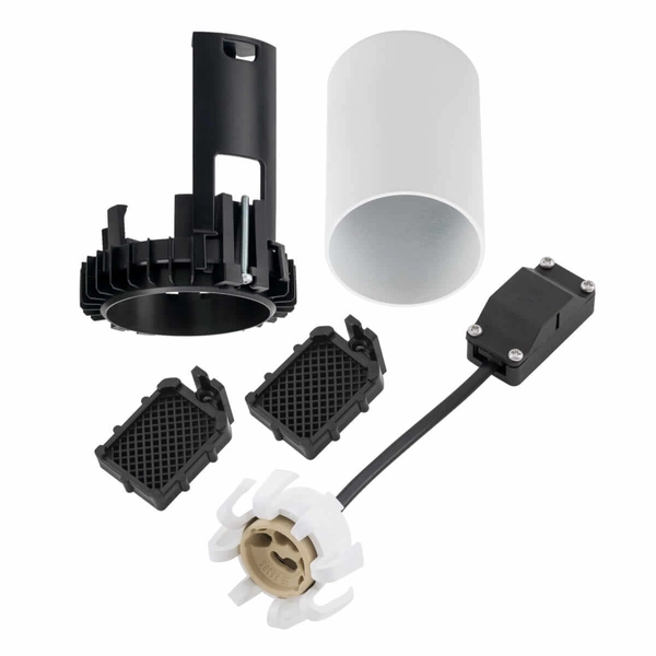 Lampa sufitowa wpuszczana Mono 10802 tuba punktowa biała