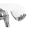 Lampa podłogowa HUMAN MSE1501100556 metalowa kule białe srebrne