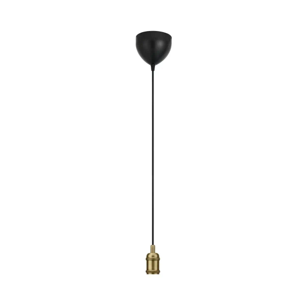 Minimalistyczna lampa wisząca AVRA 84800025 do salonu mosiądz