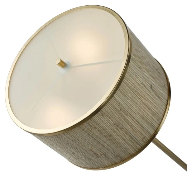 Stojąca podłogowa lampa Fernella FEN4935 do salonu trawa morska złoty