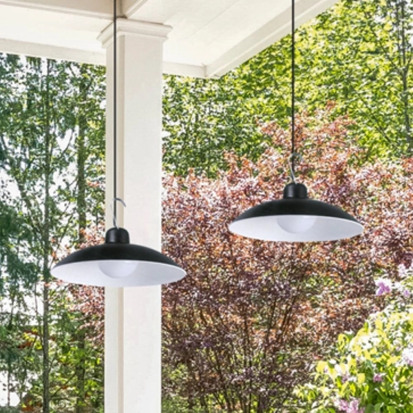 Tarasowa lampa wisząca Saturn EKO9150 Ekolight LED 6W 4000K solar IP44 czarna