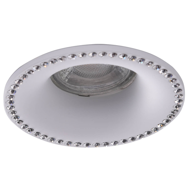 Salonowa lampa podtynkowa Adamo AZ2738 Azzardo kryształki białe