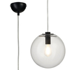 Wisząca lampa Tonda ST-8722P-M black Step kula ball przezroczysta