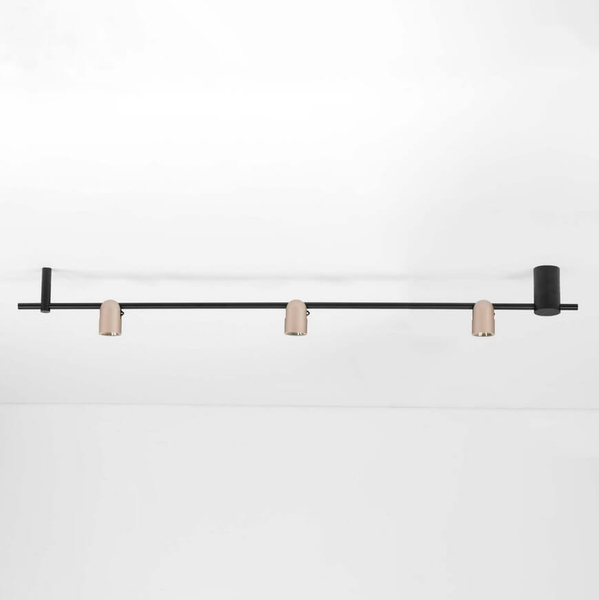 Sufitowa lampa do salonu BULOBU LE44762 LED 21W 3000K tubki złoty czarny
