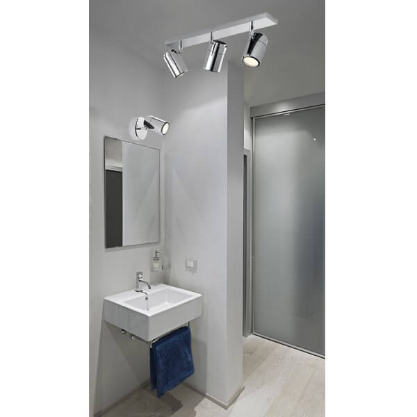 Łazienkowa lampa sufitowa Noemie nowoczesny downlight chrom
