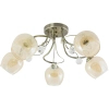 Jadalniana lampa sufitowa 8824/5 21QG kryształki mosiądz