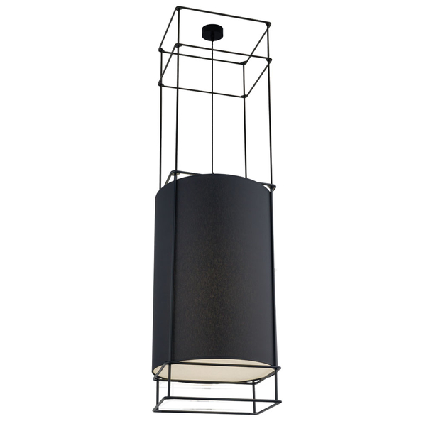 Wisząca lampa Paa 9032 Shilo druciana tuba czarna