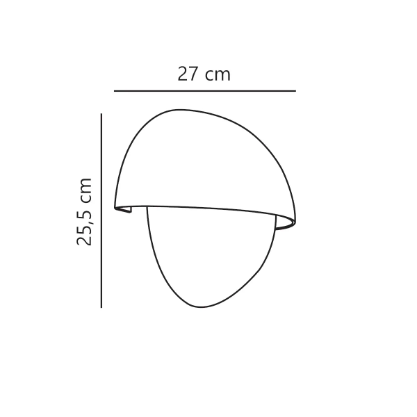 Tarasowa lampa ścienna Scorpius 2518421003 IP44 czarna