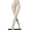 Dekoracyjna rzeźba kobieta Ballerina 5059413869860 baletnica czarny biały