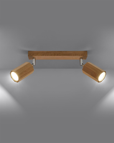 2-punktowa lampa sufitowa SL.1029 skandynawska do salonu