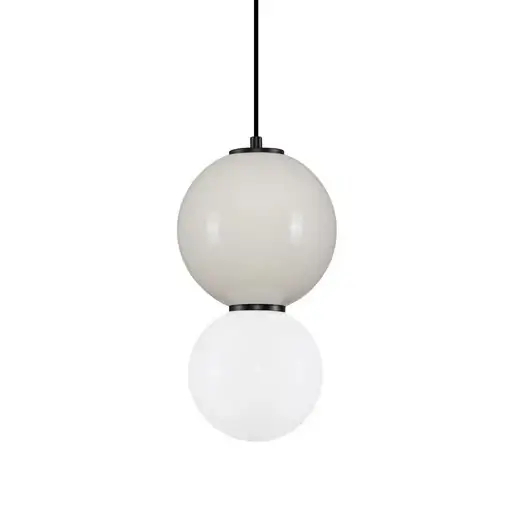 Wisząca lampa okrągła JORELIA LE45250 LED 6W 3000K szklana szara biała