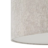 Tkaninowa lampa wisząca CEDRO 11665 z abażurem beżowa