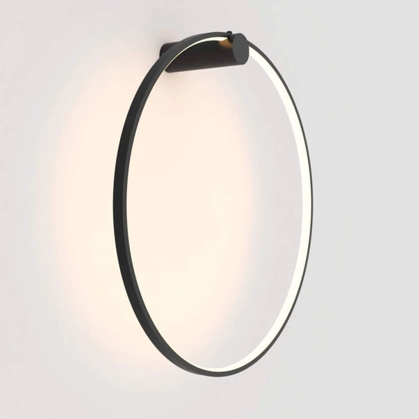 Loftowa LAMPA ścienna MIRROR LP-999/1W S BK Light Prestige metalowa OPRAWA kinkiet LED 35W 3000K do łazienki IP44 czarny