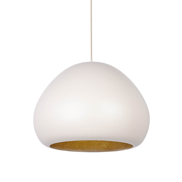 Lampa wisząca Lava 41082 Sigma do kuchni metalowa beżowa złota