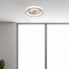 Wentylator z lampą LED Horacio czarny biały 71009 67W 3000-6000K CCT z pilotem