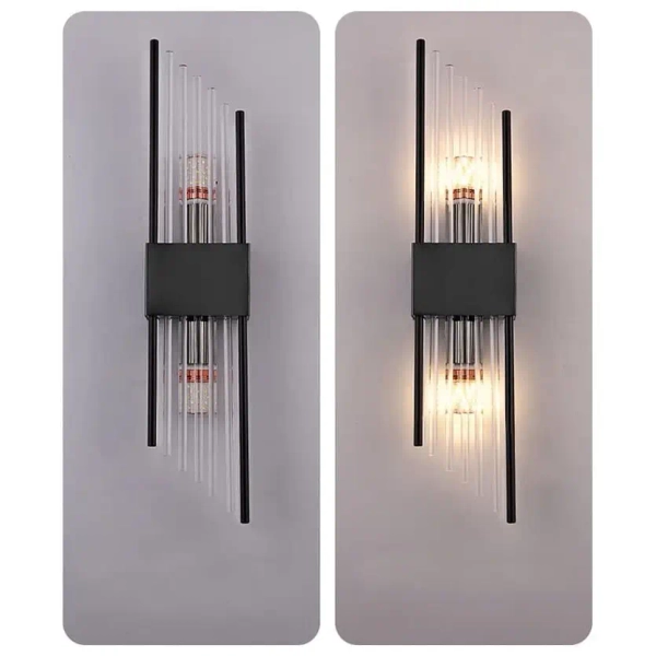 Kinkiet ścienny SLASH CGSLASH szklany do przedpokoju złoty