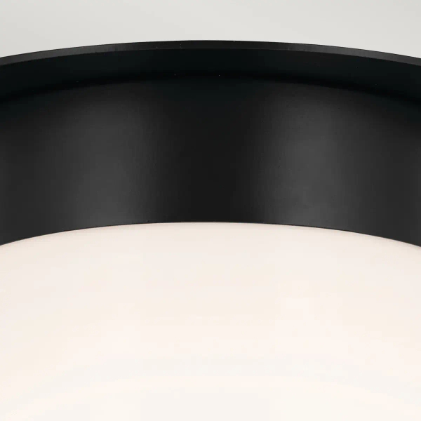 Szklana lampa sufitowa Albers KL-ALBERS-F-T-BK stożkowa czarna