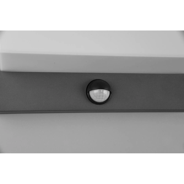 Elewacyjna lampa z czujnikiem ruchu JEVELLO DL142240969 LED 13W 3000K antracyt