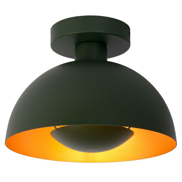 LAMPA sufitowa SIEMON 45196/01/33 Lucide metalowa OPRAWA plafoniera kopuła zielona