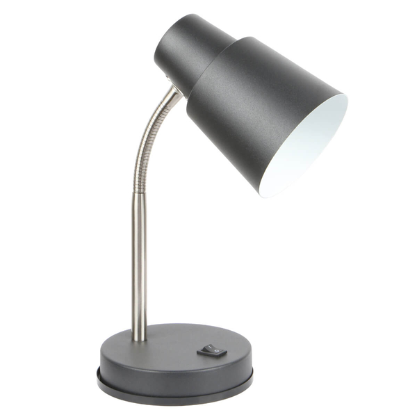 Biurkowa lampka dla dziecka A2031-SBK Zumaline regulowana metal czarny