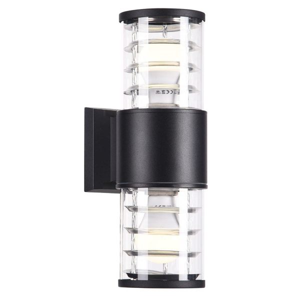 Elewacyjna LAMPA ogrodowa BRONX O576WL-02B Maytoni ścienna OPRAWA zewnętrzna outdoor IP54 czarna