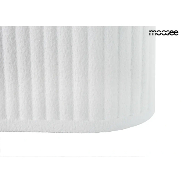 Ryflowana lampa wisząca MAZAYA biała MSE1501100607 1xLED 71,5W nad stół