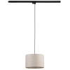 Wisząca lampa 1-fazowa szynowa Tracer Linen 10674 tuba szary