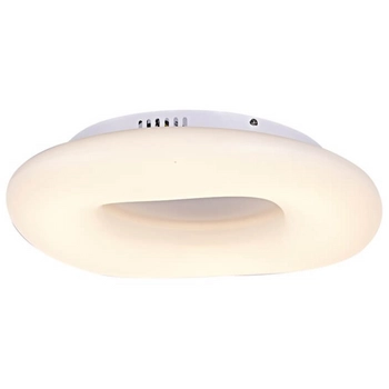 Salonowa lampa sufitowa Donut LED 164W biała nad stolik