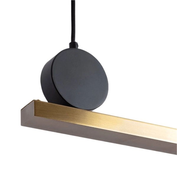 Ledowa lampa wisząca Cavalese ABR-LWLCAV-14W LED 14W belka złota czarna