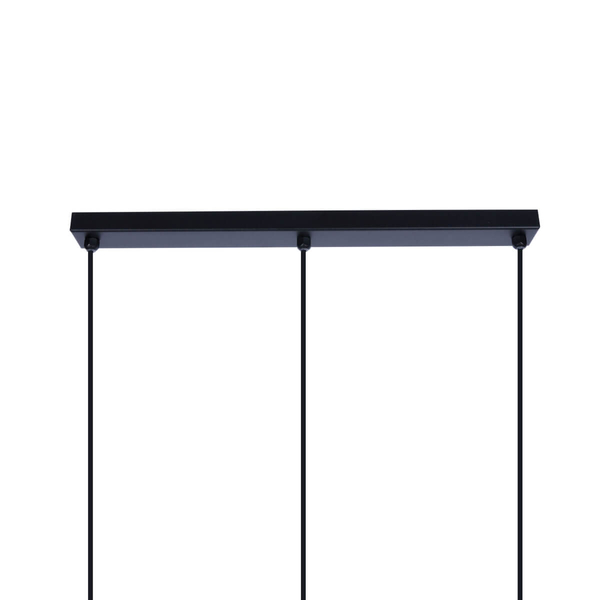 3-punktowa lampa wisząca Gelato K-4861 Kaja nad stół do jadalni czarna