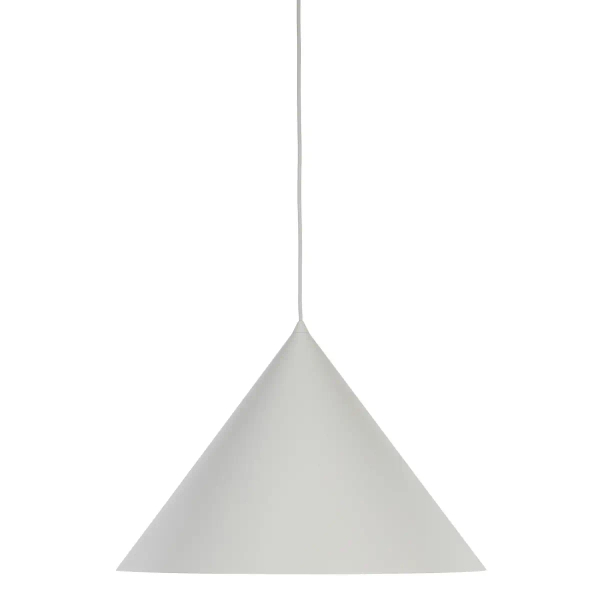 Metalowa lampa zwis CONO 10061 stożkowa nad stół beżowy