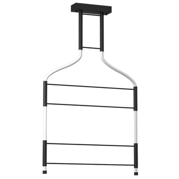 Futurystyczna lampa wisząca ALHA 9057 Shilo LED 32W 3000K czarna