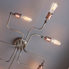 Wielopunktowa lampa sufitowa Hal 81610 retro miedziany cyna