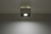 Downlight LAMPA sufitowa SL.0066 kwadratowa OPRAWA metalowa biała