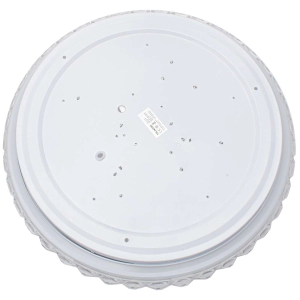 Plafon LAMPA okrągła LAYLA ML4221 Milagro sufitowa OPRAWA z kryształkami LED 26W 3000K – 6000K glamour pilot biała chrom