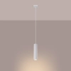 Podłużna lampa wisząca Karbon SL.1535 minimalistyczna tuba biała